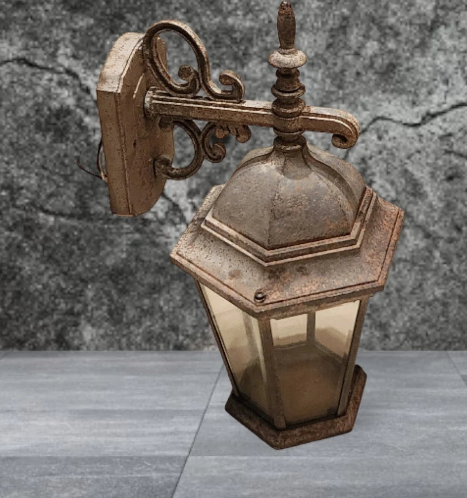 MAXTED One Light Outdoor Wall Light Waterproof Garden Outdoor Garden Balcony Sconce Lamp European Outdoor Villa Aisle Lights ~ Earth Tone - Timeless Treasures Emporium1