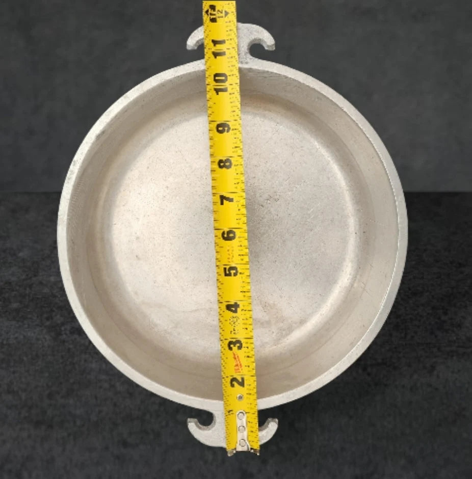 Vintage Guardian Service Cookware Hammered Round Aluminum Saucepan / Pot 10.5" w/o Lid D x 2 1/2" H - Timeless Treasures Emporium1