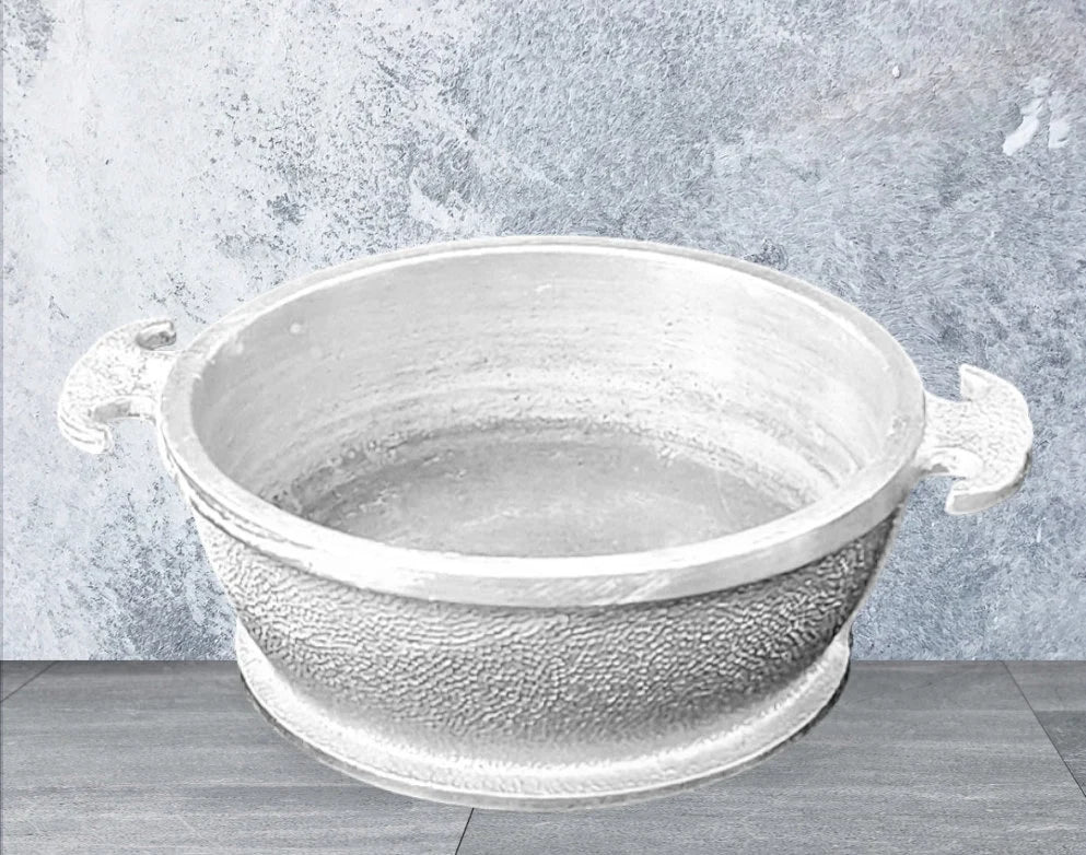 Vintage Guardian Service Cookware Hammered Round Aluminum Saucepan / Pot 7" w/o Lid Dx 2 1/2" H - Timeless Treasures Emporium1
