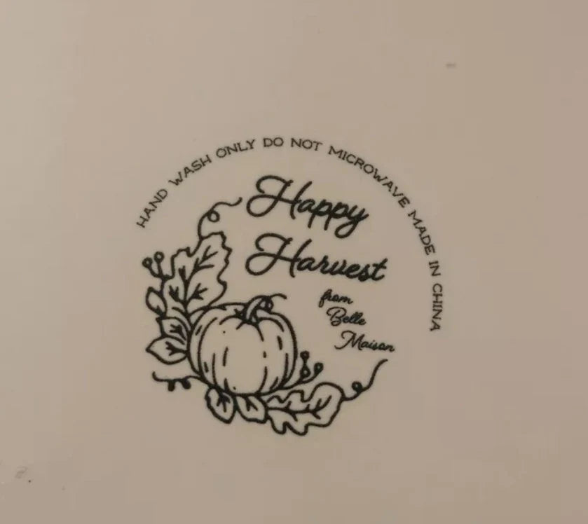Happy Harvest "THANKFUL" Double Stick Butter Dish From Belle Maison ~ Rustic Stoneware - Timeless Treasures Emporium1