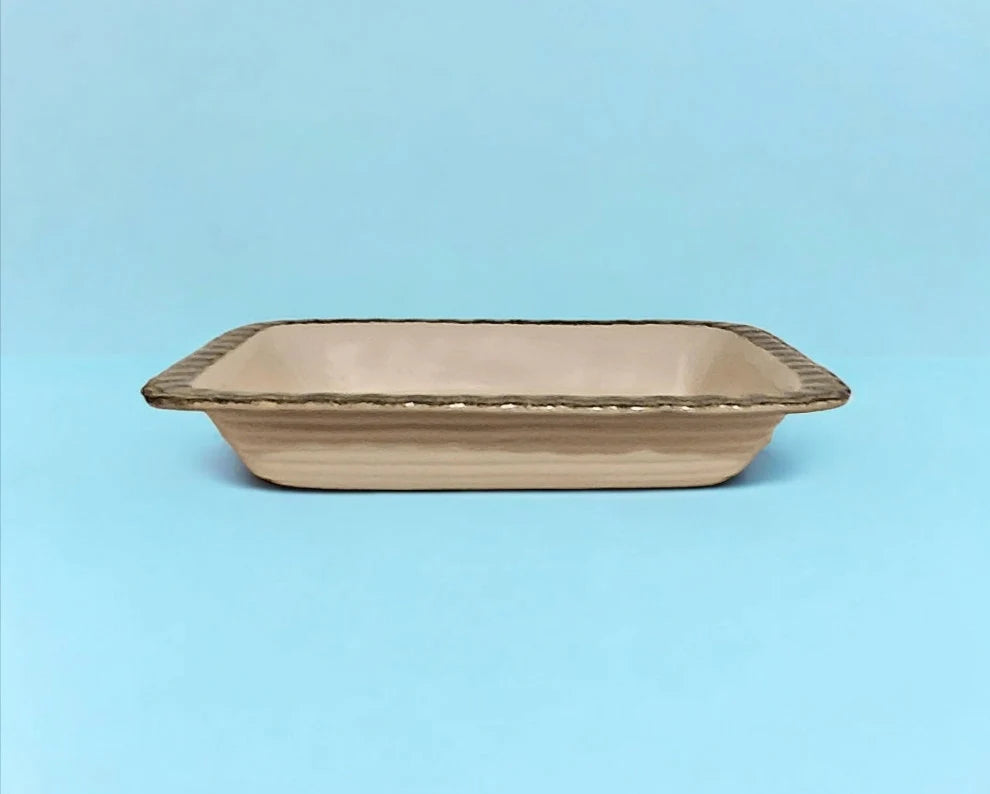 Vintage ALCO Industries Rectangular Ceramic Grapes Lasagna Pan
