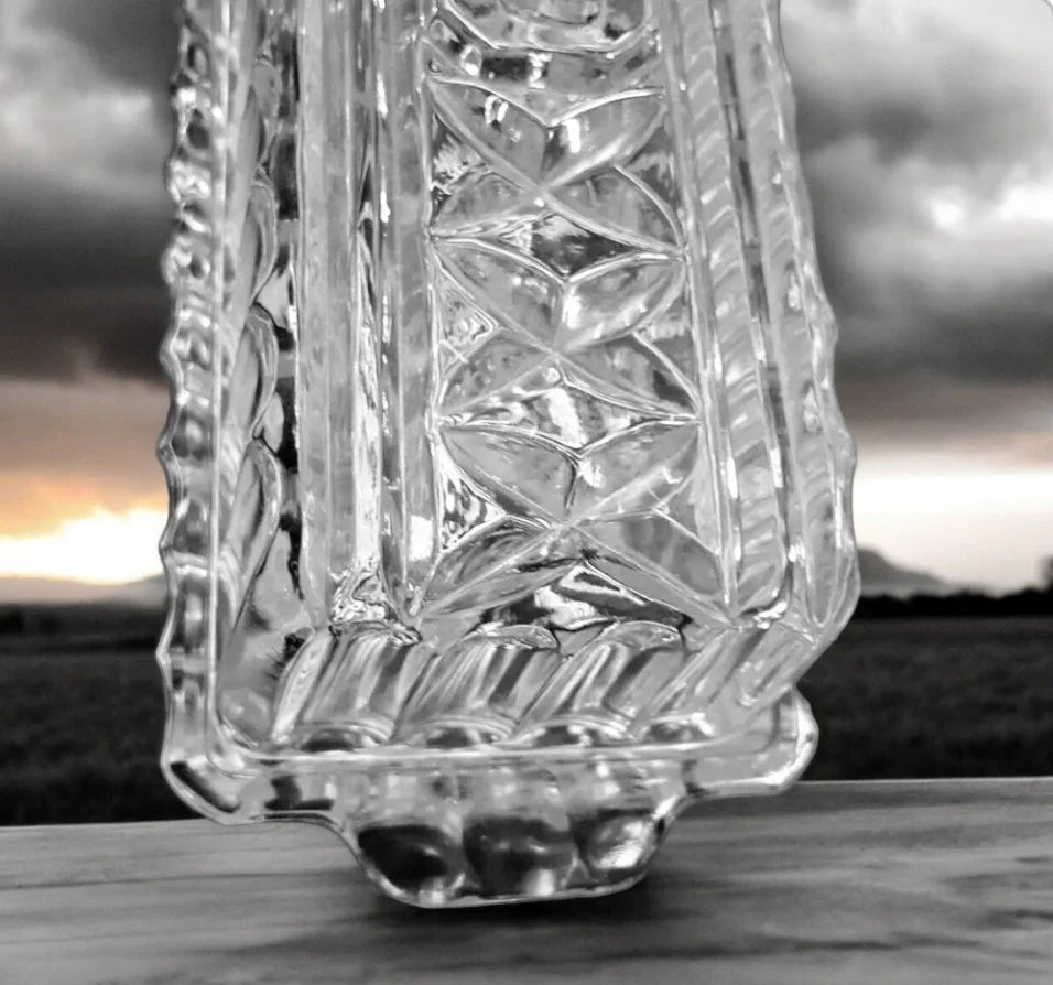 Rosdorf Park Asman Lead Crystal 1/4 lb Butter Dish by Barski