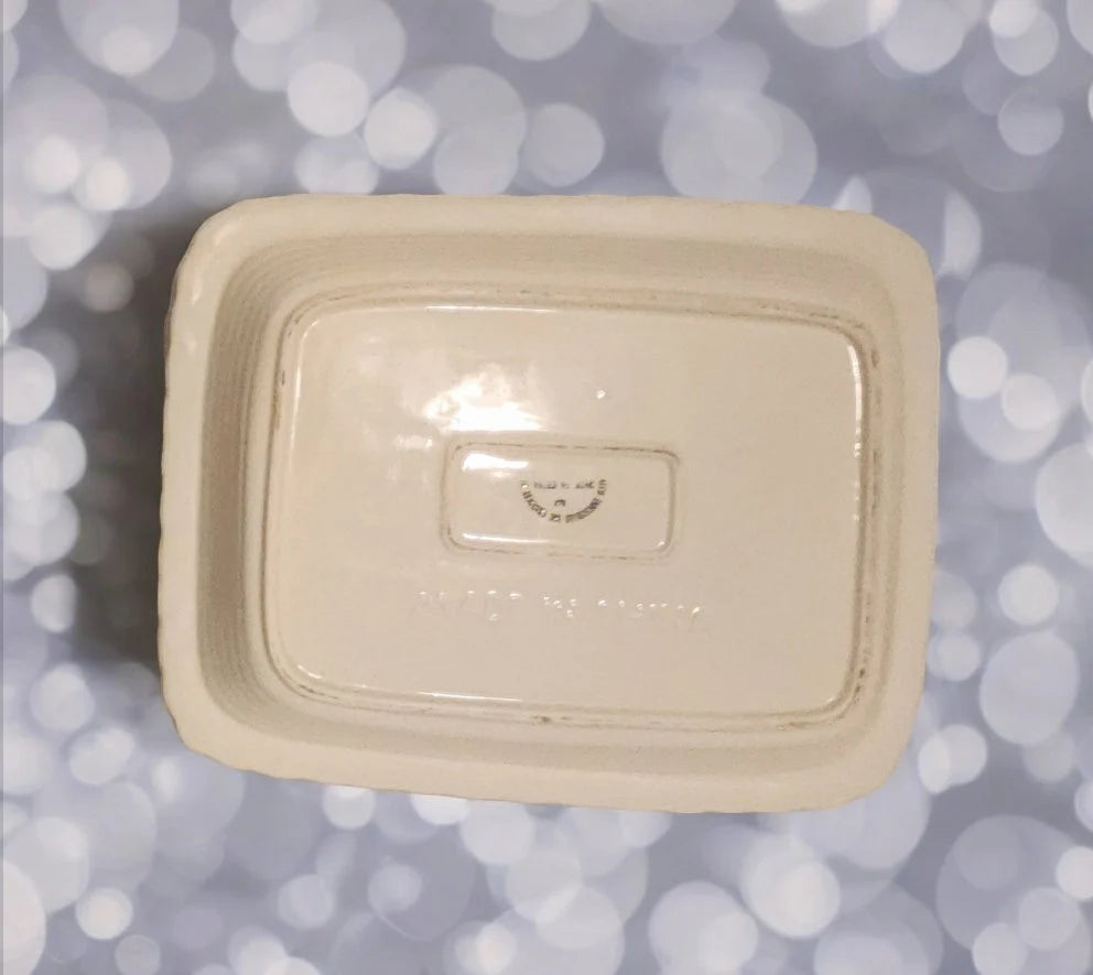 Vintage ALCO Industries Rectangular Ceramic Grapes Lasagna Pan