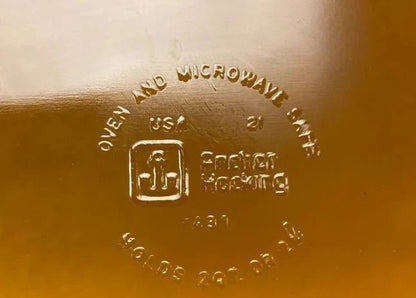 Anchor Hocking Amber Brown 3 Qt. Casserole Dish Glass Pan #440 Ribbed Rectangular 9" x 13.5" - Timeless Treasures Emporium1
