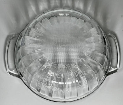 Anchor Hocking Ribbed Clear Glass Casserole Dish 2 Quart 9.5" | Oven Safe Kitchen Decor | Housewarming Gift - Timeless Treasures Emporium1