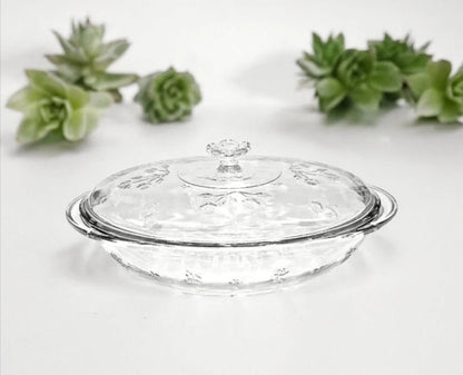 Anchor Hocking Savannah Oval Glass Casserole Dish 2 Quart 13" With Lid | Oven Safe Kitchen Decor | Housewarming Gift - Timeless Treasures Emporium1