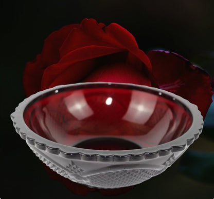 Avon Ruby Red - The 1886 Cape Cod Collection - Glass Serving Bowl; Centennial Edition (Retired) ~ 8.75" - Timeless Treasures Emporium1