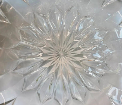 Calliope Blossom J.G. Durand French Crystal Glass Centerpiece Fruit Bowl ~ 13" - Timeless Treasures Emporium1