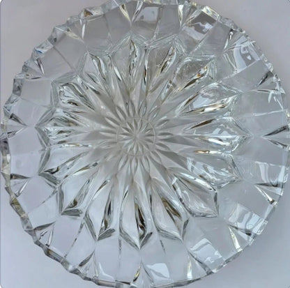 Calliope Blossom J.G. Durand French Crystal Glass Centerpiece Fruit Bowl ~ 13" - Timeless Treasures Emporium1