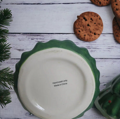 Collectible Green Christmas Tree Themed Ceramic Cookie Jar ~ 11.5" - Timeless Treasures Emporium1
