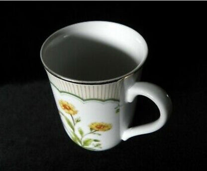Corn Marigold Botanical 4" Cups (4) by Georges Briard Victorian Gardens - Timeless Treasures Emporium1