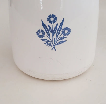 Six (6) Cup Pyroceram Blue Cornflower Corningware Stovetop Percolator Coffee Pot