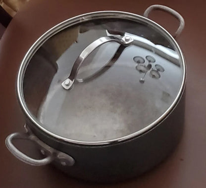 Vintage Magnalite Professional GHC 5 Qt./4.5 Liter Anodized Aluminum Stock Pot