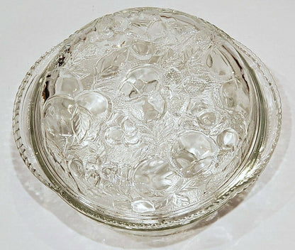 Libbey 3-Qt Orchard Fruit Clear Casserole with Pie Plate with Lid - Timeless Treasures  Emporium1