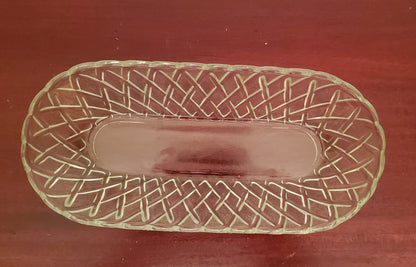Vintage Indiana Clear Depression Glass Pretzel Glass Celery Trinket Dish ~ Pattern 622 - Timeless Treasures  Emporium1