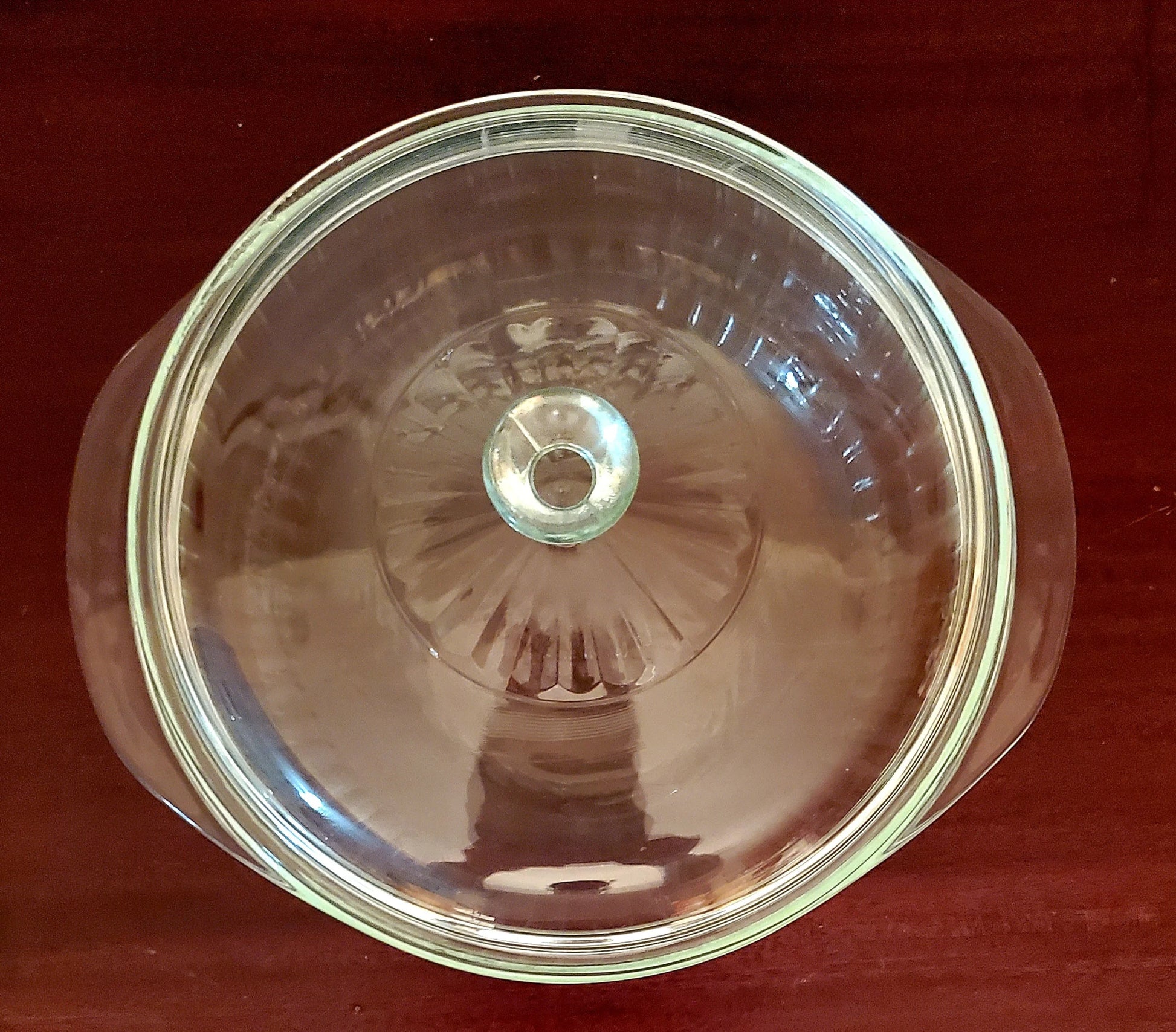 Vintage Pyrex Ribbed Covered Casserole Clear Glass 2 Qt - 024-S - Timeless Treasures  Emporium1