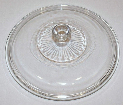 Vintage Pyrex Ribbed Covered Casserole Clear Glass 2 Qt - 024-S - Timeless Treasures  Emporium1