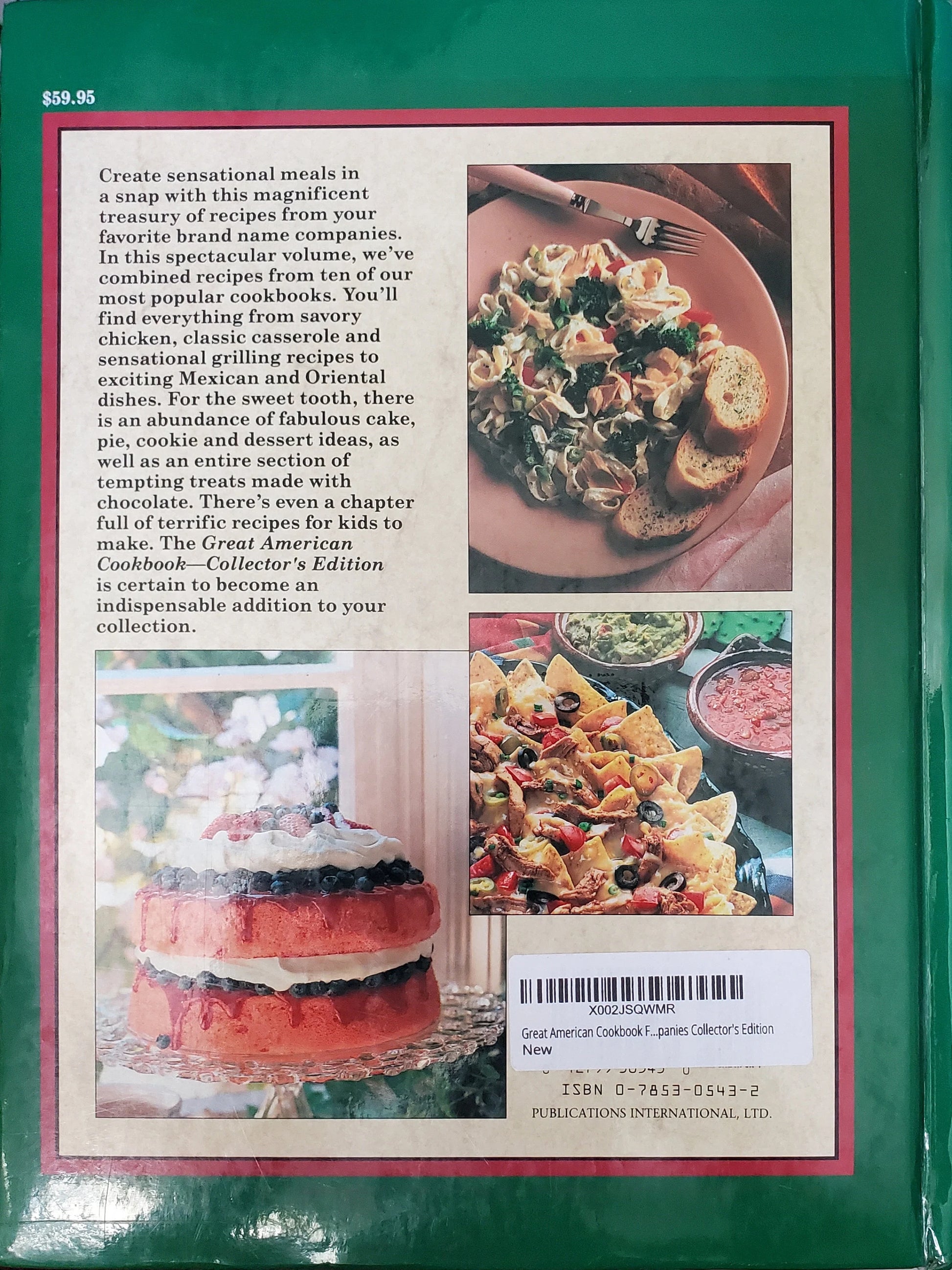 Great American Brand Name Cookbook (Collector's Edition, 1994) - Hardcover, 608 pages - Timeless Treasures  Emporium1