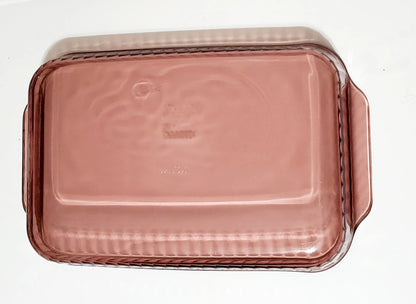 Vintage Pyrex Amethyst / Cranberry 3 Quart Baking Pan Dish 3 QT 233-S Rectangle 13 x 9 x 2 Made In USA - Timeless Treasures  Emporium1