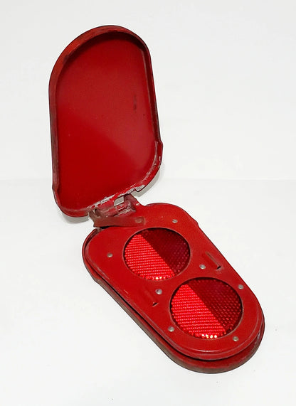Vintage Red Emergency Roadside Hazard Micro-Flare Signal Light Reflectors - Timeless Treasures  Emporium1