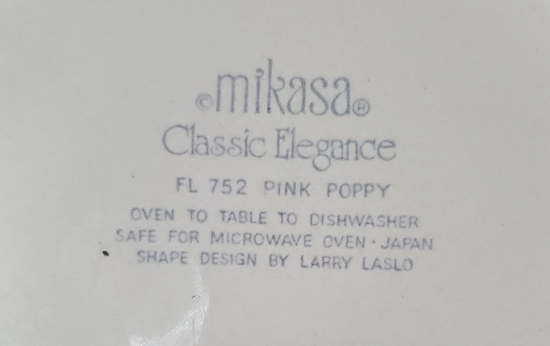 Replacement Mikasa Pink Poppy Classic Elegance Rimmed Round FL - 752 Vegetable/Serving Bowl ~ 11" - Timeless Treasures  Emporium1