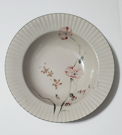Replacement Mikasa Pink Poppy Classic Elegance Rimmed Round FL - 752 Vegetable/Serving Bowl ~ 11" - Timeless Treasures  Emporium1