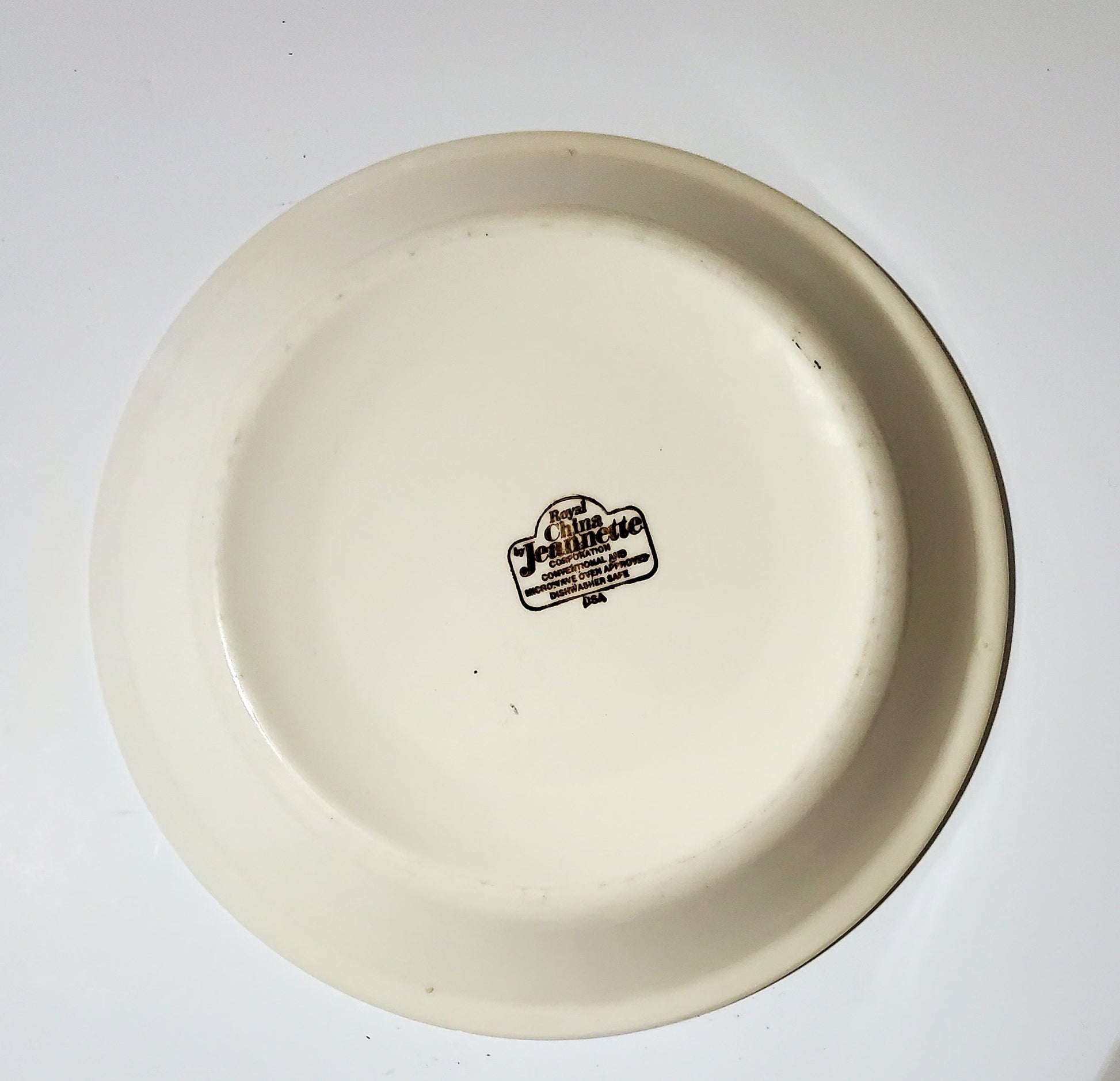 Vintage Royal China Jeannette Deep Dish Apple Pie Plate - Timeless Treasures  Emporium1