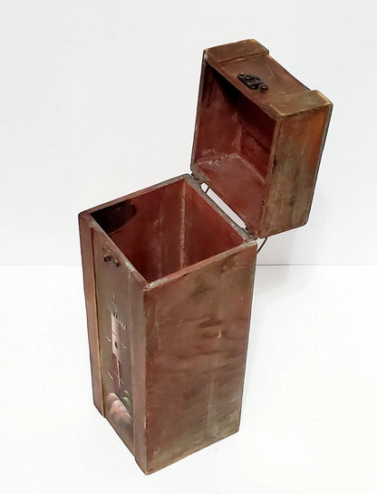 Decorative Distressed/Rustic Old World Wooden Lighthouse Treasure Chest Wine Box   - Timeless Treasures  Emporium1