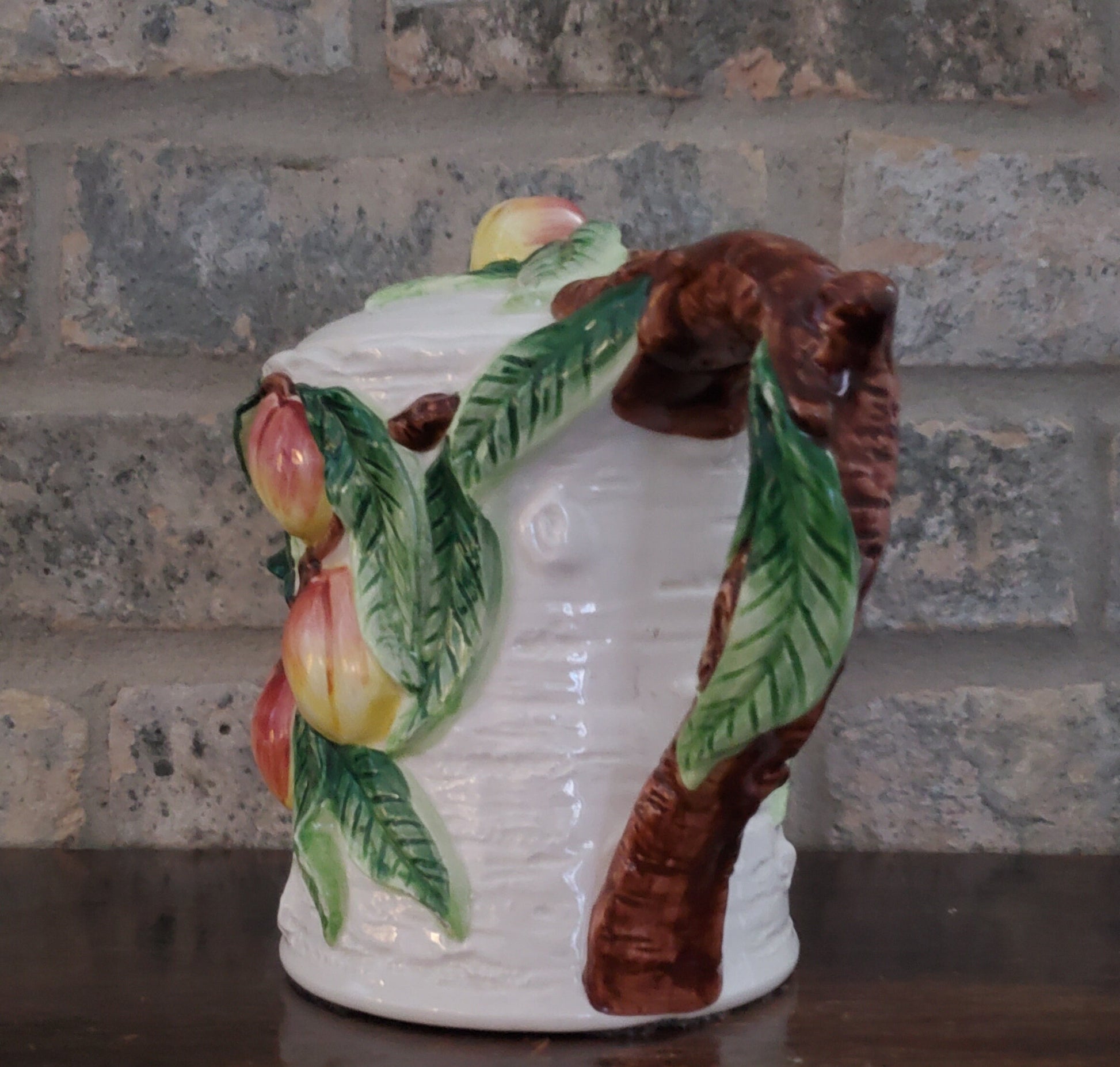 Vintage OMNIBUS Fitz & Floyd Peach Fruit Tree 3D Teapot 26 oz 1995 - Timeless Treasures  Emporium1