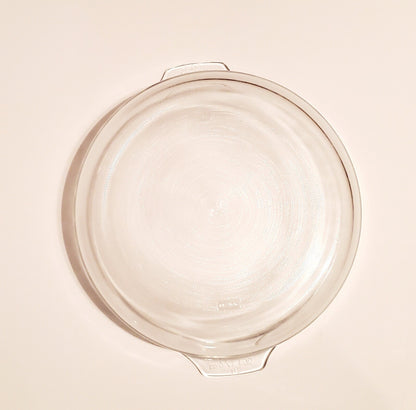 Large Libbey 3-Qt Round 3.2 QT (3L)  Clear Casserole Dish with Lid - Timeless Treasures  Emporium1