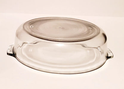 Large Libbey 3-Qt Round 3.2 QT (3L)  Clear Casserole Dish with Lid - Timeless Treasures  Emporium1