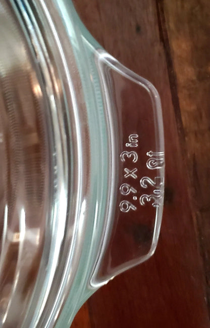 Large Libbey 3-Qt Round 3.2 QT (3L)  Clear Casserole Dish with Lid - Timeless Treasures  Emporium1