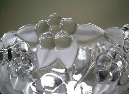Vintage Naturel Mikasa Walther Sectional Glass Bowl Carmen Germany & Clear Glass Serving Bowl /Dish ~ 10.5" - Timeless Treasures  Emporium1