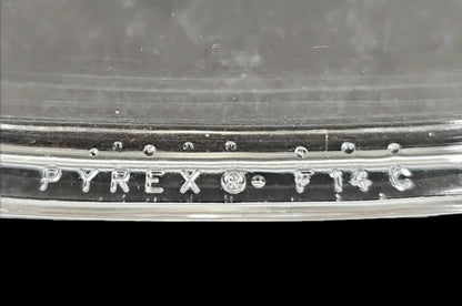 PYREX Clear Smooth F-14-C Large Glass Oval Dome / Lid / Cover ONLY for Casserole Dish Replacement ~ 12.5" x 9.75"