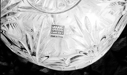 Reversible Domed Fifth Avenue Four in One Crystal Clear Wellington Plate Stand (Uses Chip & Dip Tray) Punch Bowl