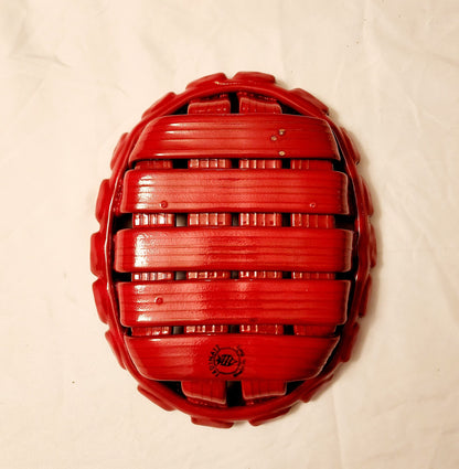 Vintage Heavy Red Decorative Tadinate Italy Ceramic Bread/Fruit Basket Pottery Bowl 11L x 8.75”W Red Glazed Woven Design - Timeless Treasures  Emporium1