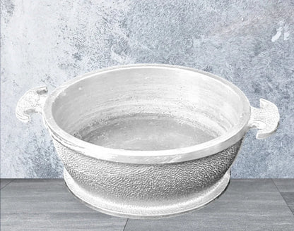 Vintage Guardian Service Cookware Hammered Round Aluminum Saucepan / Pot 7" w/o Lid Dx 2 1/2" H - Timeless Treasures  Emporium1