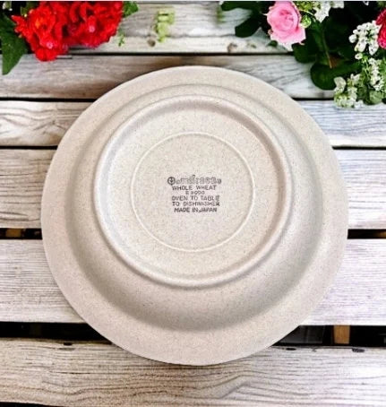 Mikasa Whole Wheat Cream Center Soup/Cereal Bowls 8-1/2" Tan & Brown Stoneware E8000 ~ Set of Two (2) - Timeless Treasures  Emporium1