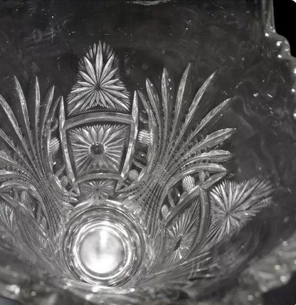 Jenkins Square Sunburst No. 600 Clear Glass Pitcher 1910 - Timeless Treasures  Emporium1